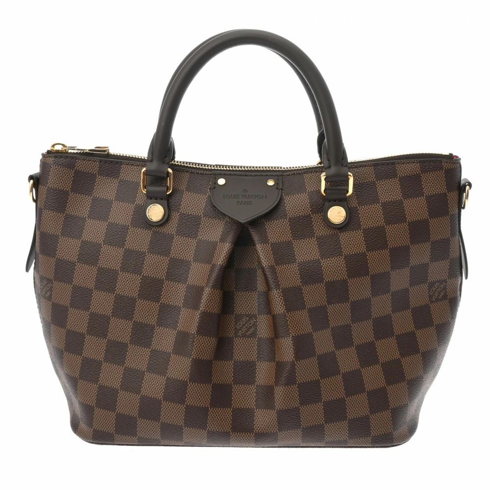 LOUIS VUITTON Damier Siena Brown Canvas Handbag